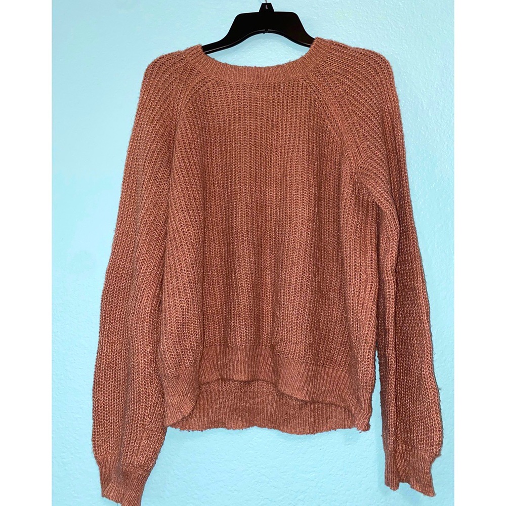 mauve wool sweater